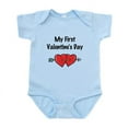 thumbnail image 1 of CafePress - My First Valentine's Day Infant Bodysuit - Baby Light Bodysuit, Size Newborn - 24 Months, 1 of 4