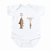 CafePress - My Fish, Daddys Fish - Baby Light Bodysuit, Size Newborn - 24 Months