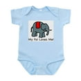 thumbnail image 1 of CafePress - My Foi Loves Me Infant Creeper - Baby Light Bodysuit, Size Newborn - 24 Months, 1 of 4
