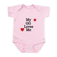 thumbnail image 1 of CafePress - My GG Loves Me Body Suit - Baby Light Bodysuit, Size Newborn - 24 Months, 1 of 4