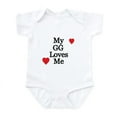 thumbnail image 1 of CafePress - My GG Loves Me Body Suit - Baby Light Bodysuit, Size Newborn - 24 Months, 1 of 4