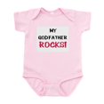 thumbnail image 1 of CafePress - My GODFATHER ROCKS! Infant Bodysuit - Baby Light Bodysuit, Size Newborn - 24 Months, 1 of 4
