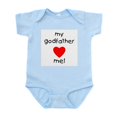 thumbnail image 1 of CafePress - My Godfather Loves Me Infant Bodysuit - Baby Light Bodysuit, Size Newborn - 24 Months, 1 of 4
