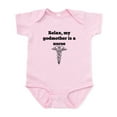 thumbnail image 1 of CafePress - My Godmother Is A Nurse Body Suit - Baby Light Bodysuit, Size Newborn - 24 Months, 1 of 4