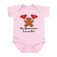 thumbnail image 1 of CafePress - My Godmother Loves Me! Infant Bodysuit - Baby Light Bodysuit, Size Newborn - 24 Months, 1 of 4