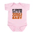 thumbnail image 1 of CafePress - My Godmother Says Im The Worlds Cutest Baby Body S - Baby Light Bodysuit, 1 of 4