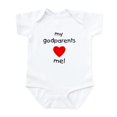 thumbnail image 1 of CafePress - My Godparents Love Me Infant Bodysuit - Baby Light Bodysuit, Size Newborn - 24 Months, 1 of 4