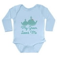 thumbnail image 1 of CafePress - My Gram Loves Me Long Sleeve Infant Bodysuit - Long Sleeve Cotton Baby Bodysuit, 1 of 4