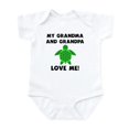 thumbnail image 1 of CafePress - My Grandma And Grandpa Love Me Turtle Body Suit - Baby Light Bodysuit, Size Newborn - 24 Months, 1 of 4