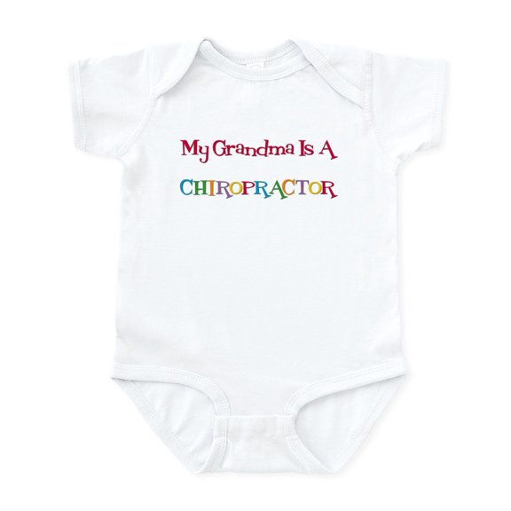 CafePress - My Grandma Is A Chiro Infant Bodysuit - Baby Light Bodysuit, Size Newborn - 24 Months
