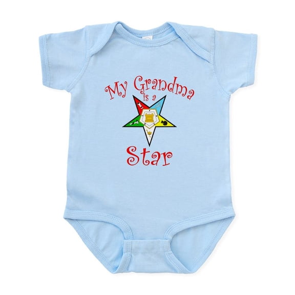 CafePress - My Grandma Is A Star Infant Bodysuit - Baby Light Bodysuit, Size Newborn - 24 Months