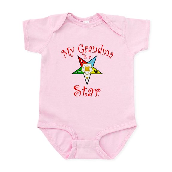 CafePress - My Grandma Is A Star Infant Bodysuit - Baby Light Bodysuit, Size Newborn - 24 Months