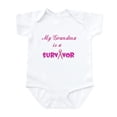 thumbnail image 1 of CafePress - My Grandma Is A Survivor Infant Onesie - Baby Light Bodysuit, Size Newborn - 24 Months, 1 of 4