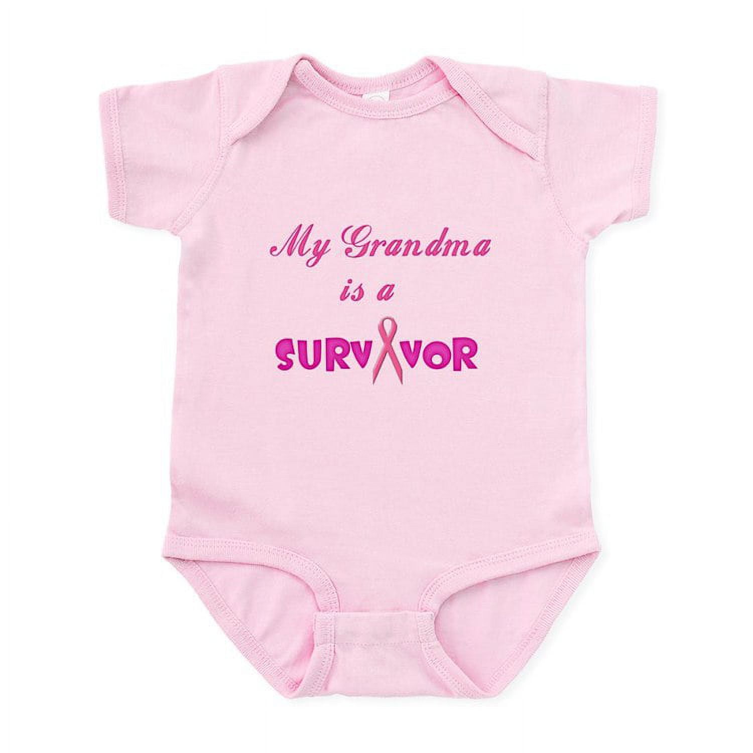 CafePress - My Grandma Is A Survivor Infant Onesie - Baby Light Bodysuit, Size Newborn - 24 Months