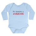 thumbnail image 1 of CafePress - My Grandma Is Awesome Body Suit - Long Sleeve Cotton Baby Bodysuit, 1 of 4