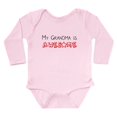 thumbnail image 1 of CafePress - My Grandma Is Awesome Body Suit - Long Sleeve Cotton Baby Bodysuit, 1 of 4