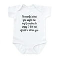 thumbnail image 1 of CafePress - My Grandma Is Crazy Body Suit - Baby Light Bodysuit, Size Newborn - 24 Months, 1 of 4
