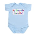 thumbnail image 1 of CafePress - My Grandma Loves Me (Des. #1) Infant Bodysuit - Baby Light Bodysuit, Size Newborn - 24 Months, 1 of 4