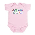 thumbnail image 1 of CafePress - My Grandma Loves Me (Des. #1) Infant Bodysuit - Baby Light Bodysuit, Size Newborn - 24 Months, 1 of 4