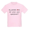 thumbnail image 1 of CafePress - My Grandma Loves Me Whats Your Superpower T Shirt - Light T-Shirt Kids XS-XL, 1 of 4