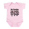 thumbnail image 1 of CafePress - My Grandpa Has Better Tattoos Than You Grandpa Bod - Baby Light Bodysuit, Size Newborn - 24 Months, 1 of 4