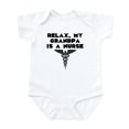 thumbnail image 1 of CafePress - My Grandpa Is A Nurse Body Suit - Baby Light Bodysuit, Size Newborn - 24 Months, 1 of 4