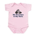 thumbnail image 1 of CafePress - My Grandpa Is My Hero (Police) Infant Bodysuit - Baby Light Bodysuit, Size Newborn - 24 Months, 1 of 4
