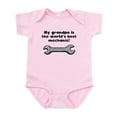 thumbnail image 1 of CafePress - My Grandpa Is The Words Best Mechanic Body Suit - Baby Light Bodysuit, Size Newborn - 24 Months, 1 of 4