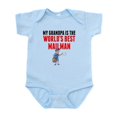thumbnail image 1 of CafePress - My Grandpa Is The Worlds Best Mailman Body Suit - Baby Light Bodysuit, Size Newborn - 24 Months, 1 of 4