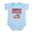 thumbnail image 1 of CafePress - My Grandpa Is The Worlds Best Tow Truck Driver Bod - Baby Light Bodysuit, Size Newborn - 24 Months, 1 of 4