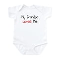 thumbnail image 1 of CafePress - My Grandpa Loves Me Infant Bodysuit - Baby Light Bodysuit, Size Newborn - 24 Months, 1 of 4