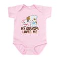 thumbnail image 1 of CafePress - My Grandpa Loves Me Infant Bodysuit - Baby Light Bodysuit, Size Newborn - 24 Months, 1 of 4