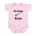 thumbnail image 1 of CafePress - My Grandpa Rocks Infant Bodysuit - Baby Light Bodysuit, Size Newborn - 24 Months, 1 of 4