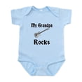 thumbnail image 1 of CafePress - My Grandpa Rocks Infant Bodysuit - Baby Light Bodysuit, Size Newborn - 24 Months, 1 of 4