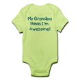 thumbnail image 1 of CafePress - My Grandpa Thinks I'm Awesome! Infant Bodysuit - Baby Light Bodysuit, 1 of 1