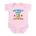 thumbnail image 1 of CafePress - My Great Aunt Is Awesome Infant Bodysuit - Baby Light Bodysuit, Size Newborn - 24 Months, 1 of 4