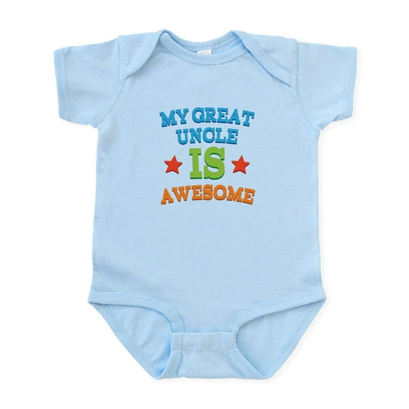 CafePress - My Great Uncle Is Awesome Infant Bodysuit - Baby Light Bodysuit, Size Newborn - 24 Months