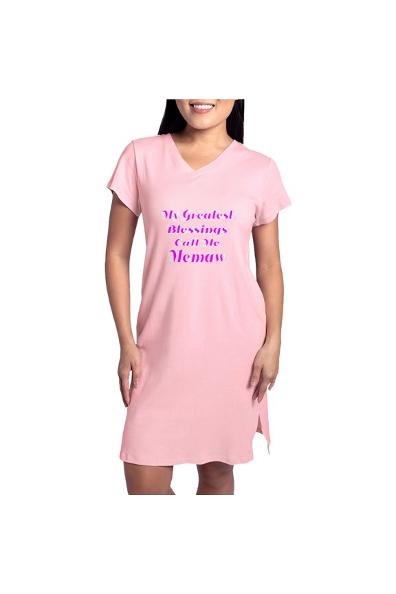 - My Greatest Blessings Call Me Memaw Women's Nights - Women's Nightshirt