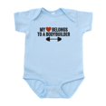 thumbnail image 1 of CafePress - My Heart Belongs To A Bodybuilder Infant Bodysuit - Baby Light Bodysuit, Size Newborn - 24 Months, 1 of 4