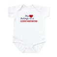 thumbnail image 1 of CafePress - My Heart Belongs To A Court Reporter Body Suit - Baby Light Bodysuit, Size Newborn - 24 Months, 1 of 4