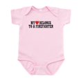 thumbnail image 1 of CafePress - My Heart Belongs To A Firefighter Infant Bodysuit - Baby Light Bodysuit, Size Newborn - 24 Months, 1 of 4