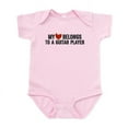 thumbnail image 1 of CafePress - My Heart Belongs To A Guitar Player Infant Bodysui - Baby Light Bodysuit, Size Newborn - 24 Months, 1 of 4