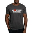 thumbnail image 1 of CafePress - My Heart Belongs To A Nurse Dark T Shirt - Men's Classic Graphic Cotton T-Shirt, 1 of 4