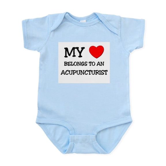 CafePress - My Heart Belongs To An ACUPUNCTURIST Infant Bodysu - Baby Light Bodysuit, Size Newborn - 24 Months