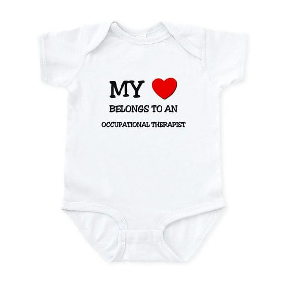CafePress - My Heart Belongs To An OCCUPATIONAL THERAPIST Infa - Baby Light Bodysuit, Size Newborn - 24 Months