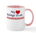 thumbnail image 1 of CafePress - My Heart Belongs To An Otolaryngologist Mugs - 11 oz Ceramic Mug - Novelty Coffee Tea Cup, 1 of 4