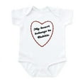 thumbnail image 1 of CafePress - My Heart Belongs To Bubbie Baby Onesie - Baby Light Bodysuit, Size Newborn - 24 Months, 1 of 4