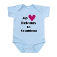 thumbnail image 1 of CafePress - My Heart Belongs To Grandma Infant Bodysuit - Baby Light Bodysuit, Size Newborn - 24 Months, 1 of 4