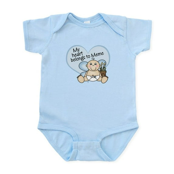 CafePress - My Heart Belongs To Meme BOY Infant Bodysuit - Baby Light Bodysuit, Size Newborn - 24 Months