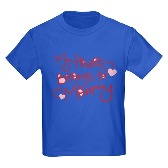 CafePress - My Heart Belongs To Mommy Kids Dark T Shirt - Dark T-Shirt Kids XS-XL